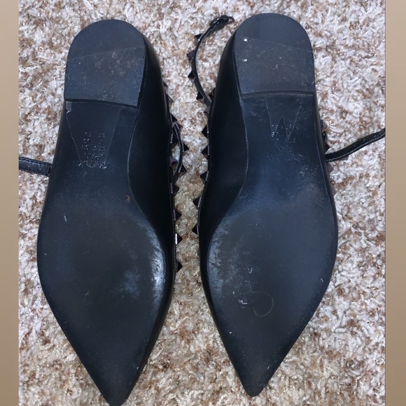 kaitlyn pan Shoes Kaitlyn Pan Rockstud Black Flats Poshmark